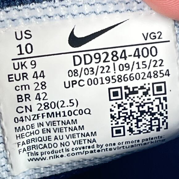 Nike Flex Experience Run 11 Navy Blue Running Shoes DD9284-400 Men's Size 10 - Picture 9 of 10